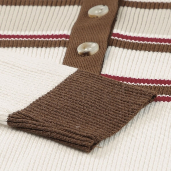 💜 New Ribbed Henley - Picture 9 of 11